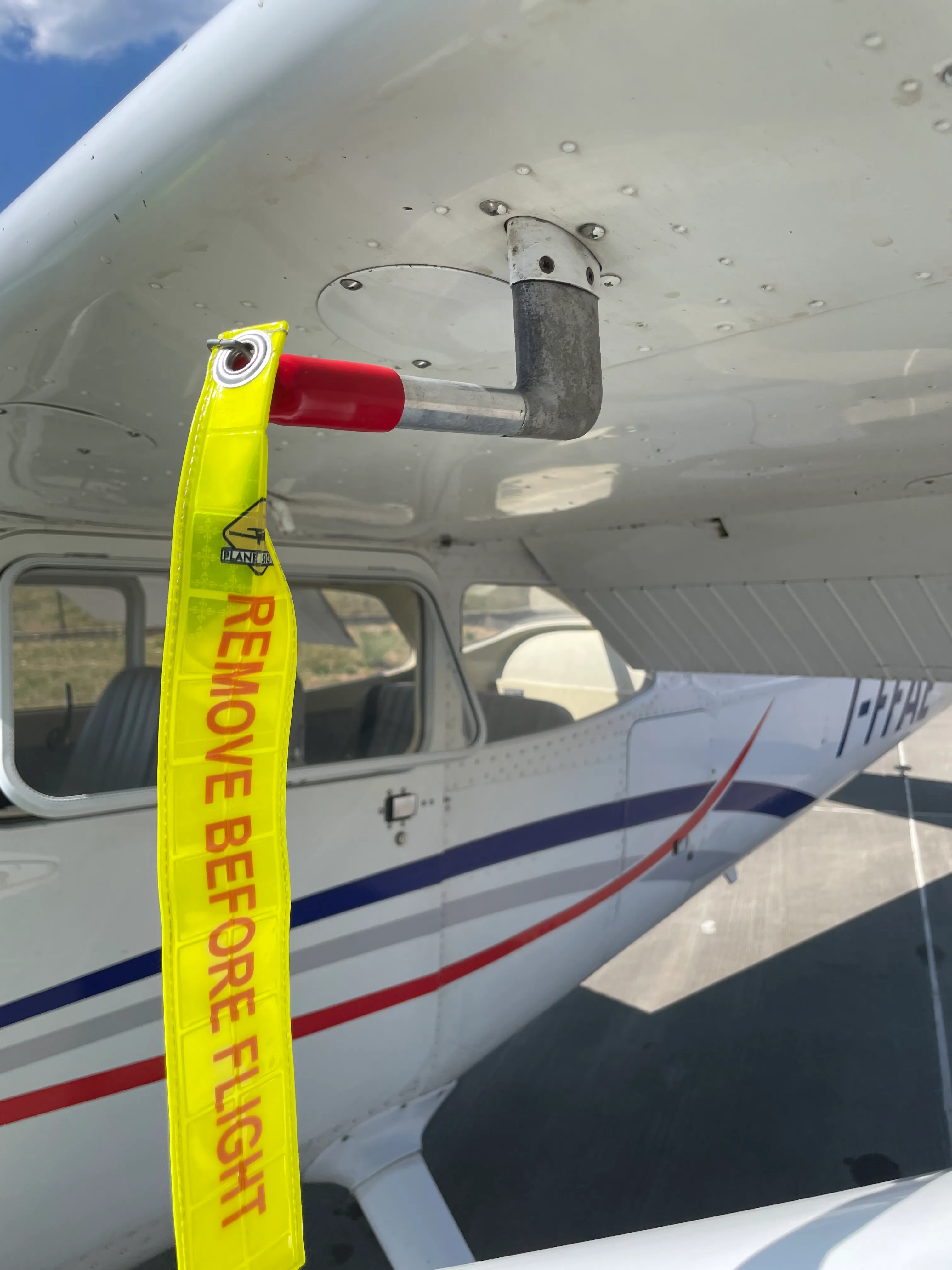 Always remember to remove the pitot cover