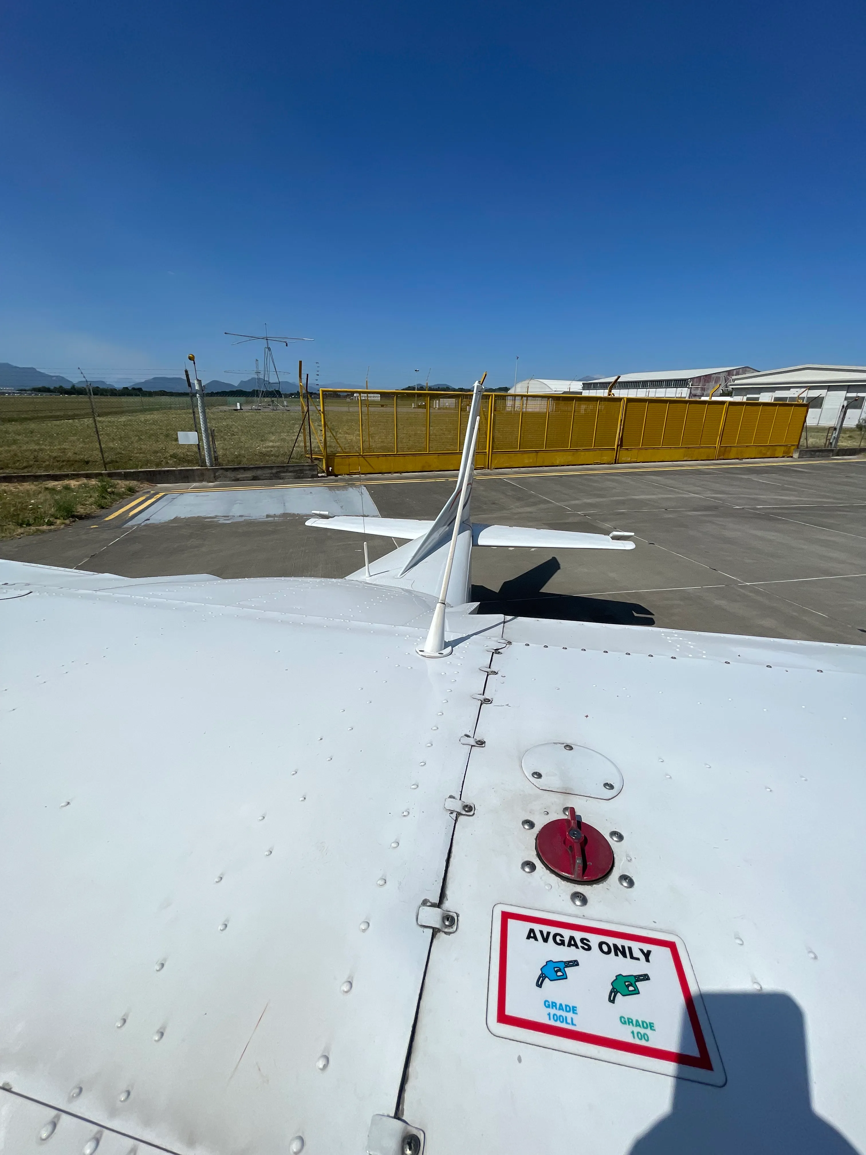 Fuel check before departure